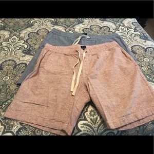 Men’s J.Crew Linen Stadium Shorts